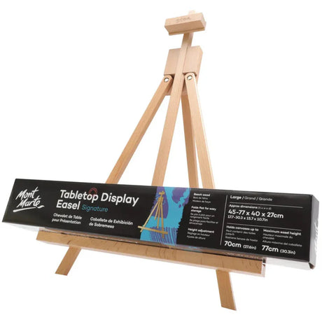 Signature Tabletop Display Easel Stand for Canvas and Artwork Presentation - Retail Maharaj