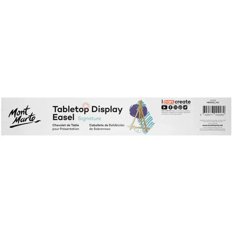 Signature Tabletop Display Easel Stand for Canvas and Artwork Presentation - Retail Maharaj