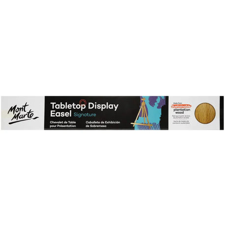 Signature Tabletop Display Easel Stand for Canvas and Artwork Presentation - Retail Maharaj