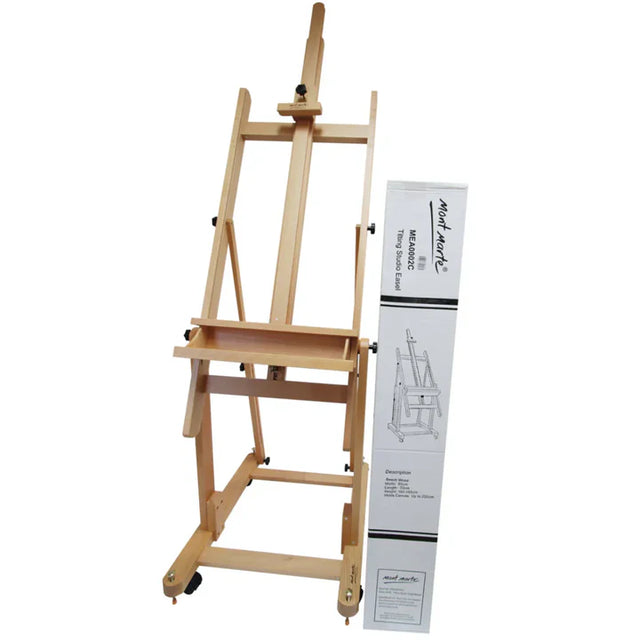Mont Marte Tilting Studio Easel for Large Canvas Painting and Artwork - Retail Maharaj