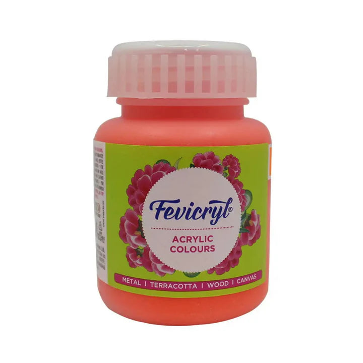 Pidilite Fevicryl Acrylic Colour 100ml Black - Retail Maharaj