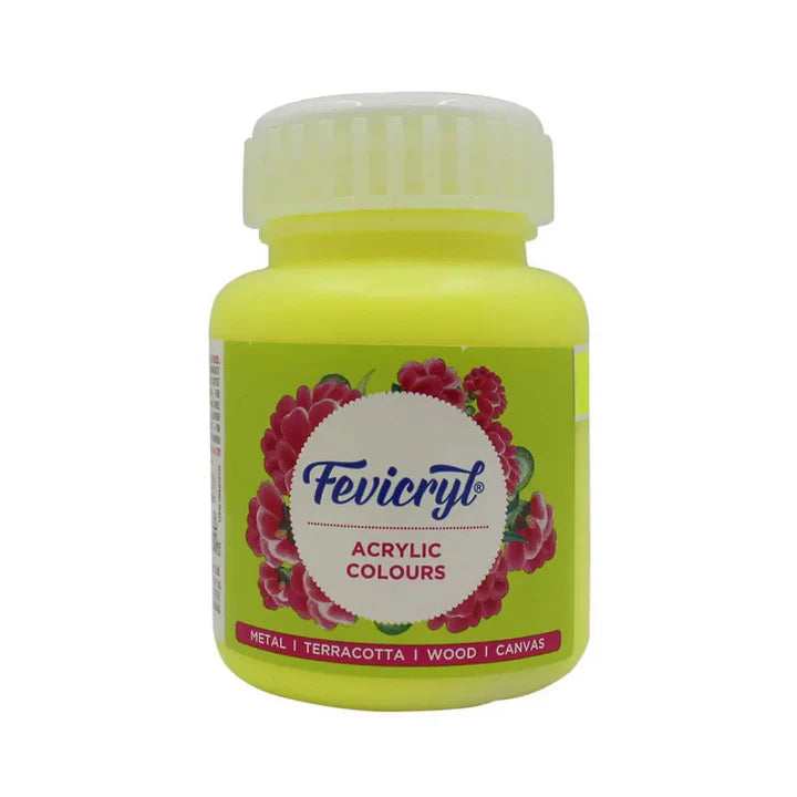 Pidilite Fevicryl Acrylic Colour 100ml Black - Retail Maharaj