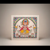 Handmade Madhubani Painting – Ganeshji | Mithila Art Traditional Indian Folk Wall Decor - Retail Maharaj