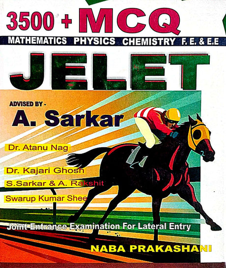 JELET Mathematics, Physics, Chemistry 3500+ MCQ (English Version) - Retail Maharaj