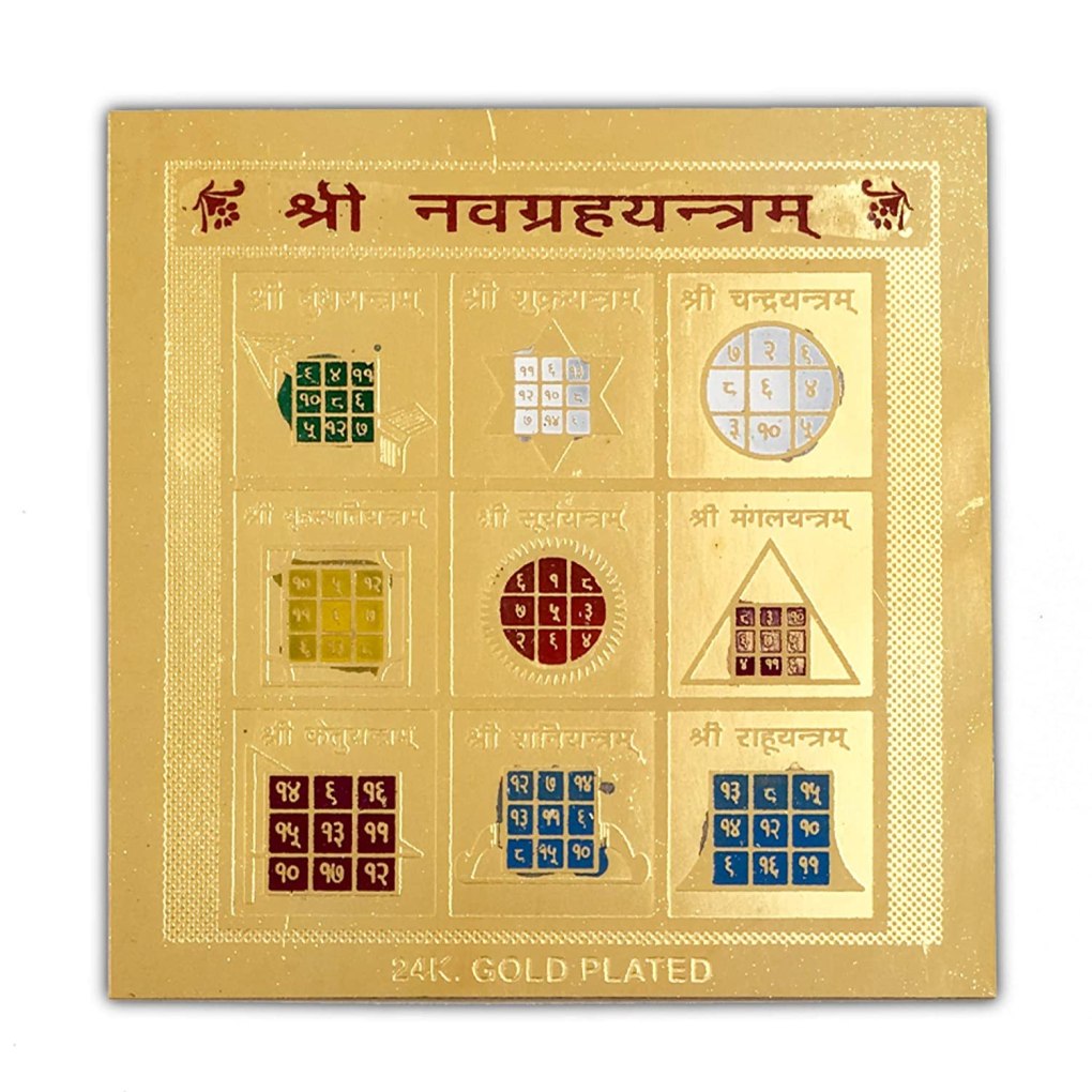 Retail Mahharaj Navgrah Siddha Yantra for Planetary Harmony and Life Progress - Retail Maharaj