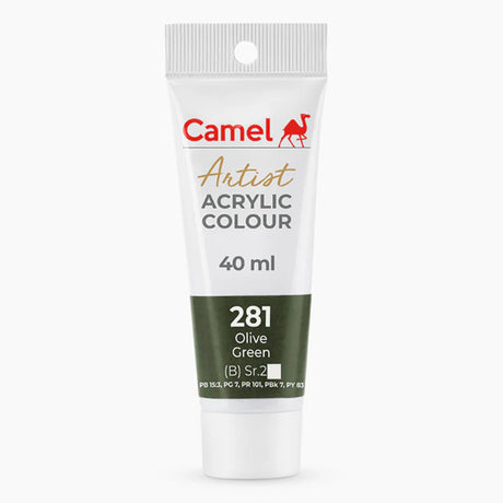 Camel Artist Acrylic Colours (Individual Tube of 40ml) - Retail Maharaj