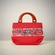 Handmade Silk Handle Bag with Madhubani Art | Mithila Painting Ethnic Handbag - Retail Maharaj