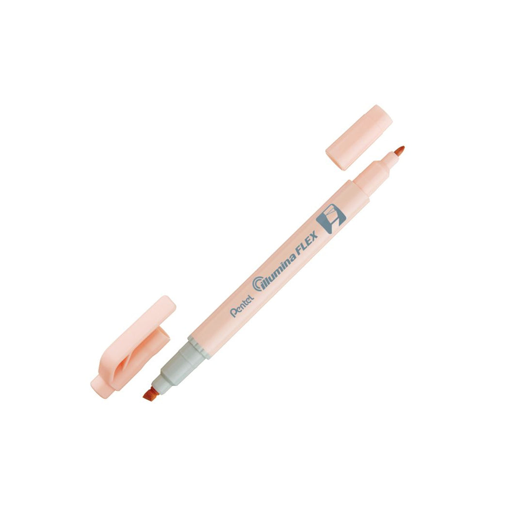 Pentel Illumina Flex Twin Tip Pastel Highlighter Dual Tip Marker - Retail Maharaj