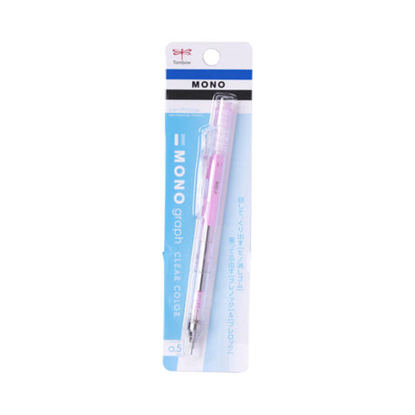 Tombow Mono Graph Clear Color Mechanical Pencil 0.3mm and 0.5mm Drafting - Retail Maharaj