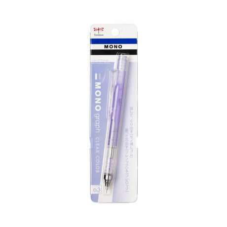 Tombow Mono Graph Clear Color Mechanical Pencil 0.3mm and 0.5mm Drafting - Retail Maharaj