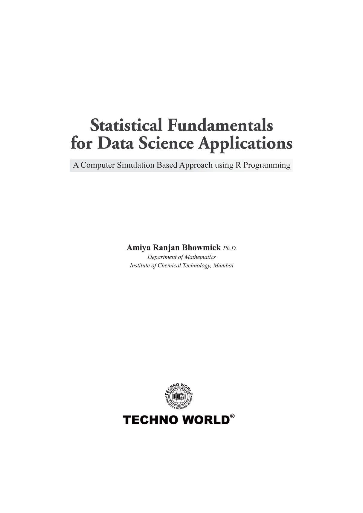 Statistical Fundamentals for Data Science Applicaions (English Version) - Retail Maharaj