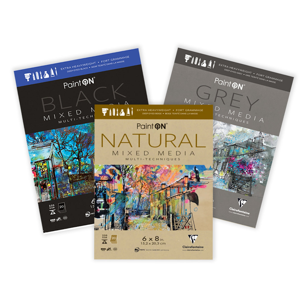 Clairefontaine Paint On Mixed Media Pad 250 GSM – 6 x 8 Inch - Retail Maharaj