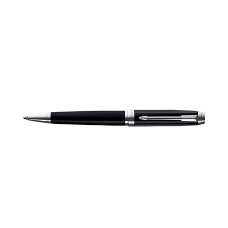 Parker Ambient Lacque Black Chrome Trim Ballpoint Pen - Retail Maharaj