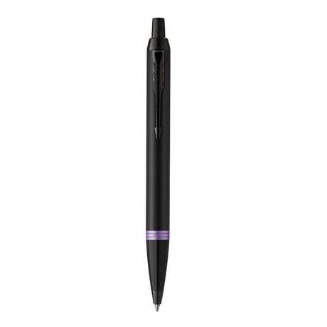 Parker IM Professional Amethyst Purple Black Trim Ballpoint Pen - Retail Maharaj