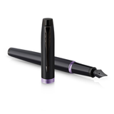 Parker IM Professional Amethyst Purple Black Trim Fine Fountain Pen - Retail Maharaj