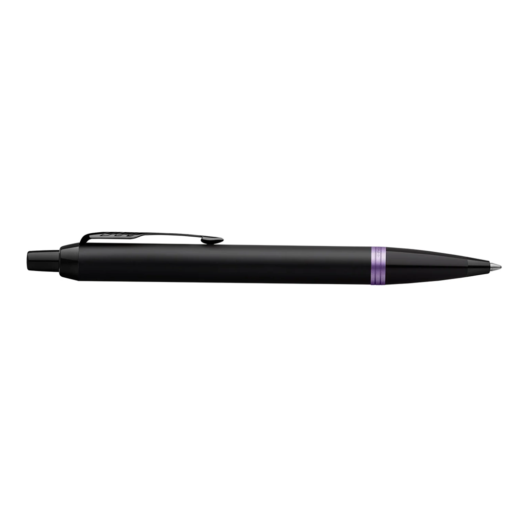 Parker IM Professional Amethyst Purple Black Trim Ballpoint Pen - Retail Maharaj