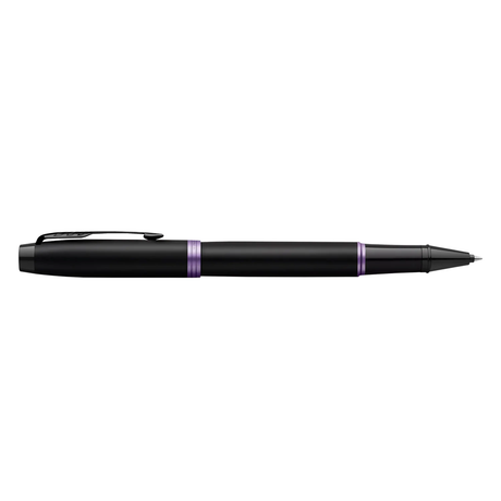 Parker IM Professional Amethyst Purple Black Trim Rollerball Pen - Retail Maharaj