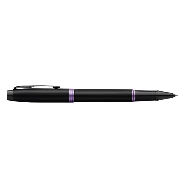 Parker IM Professional Amethyst Purple Black Trim Rollerball Pen - Retail Maharaj