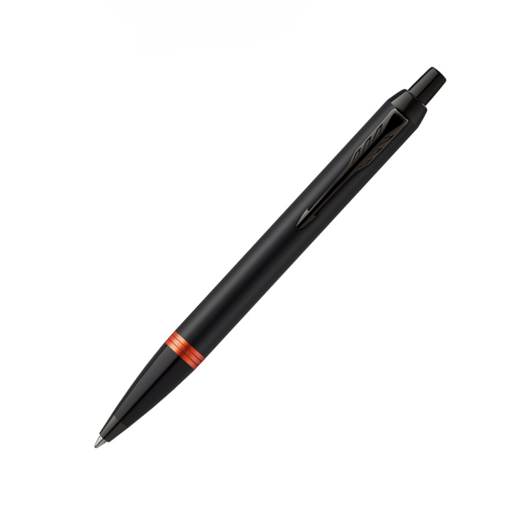 Parker IM Professional Flame Orange Black Trim Ballpoint Pen - Retail Maharaj