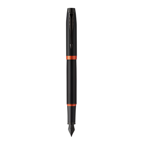 Parker IM Professional Flame Orange Black Trim Rollerball Pen - Retail Maharaj