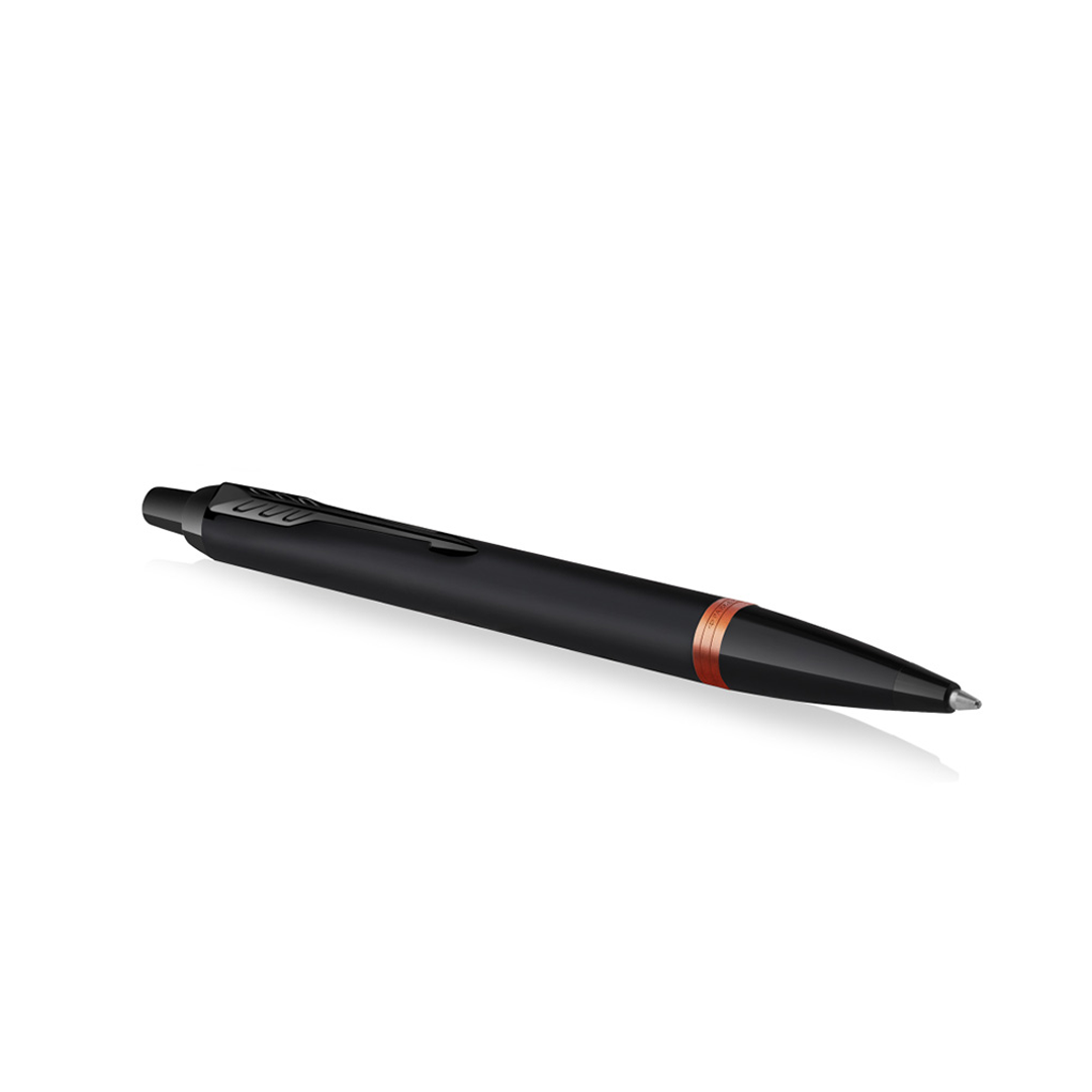Parker IM Professional Flame Orange Black Trim Ballpoint Pen - Retail Maharaj