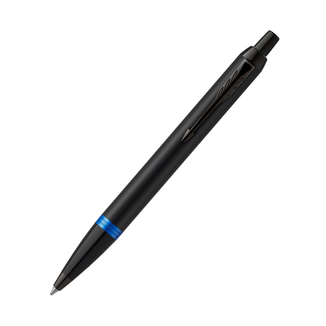 Parker IM Professional Marine Blue Black Trim Medium Ballpoint Pen - Retail Maharaj