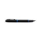 Parker IM Professional Marine Blue Black Trim Medium Fountain Pen - Retail Maharaj