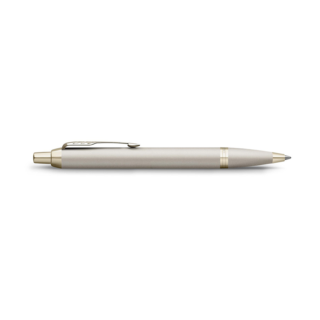 Parker IM Professional Monochrome Champagne Trim Ballpoint Pen - Retail Maharaj