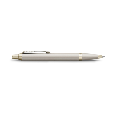 Parker IM Professional Monochrome Champagne Trim Ballpoint Pen - Retail Maharaj