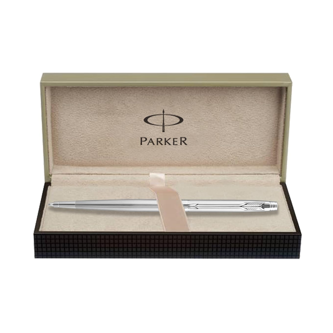 Parker Insignia Slim Shiny Chrome Chrome Trim Ballpoint Pen - Retail Maharaj