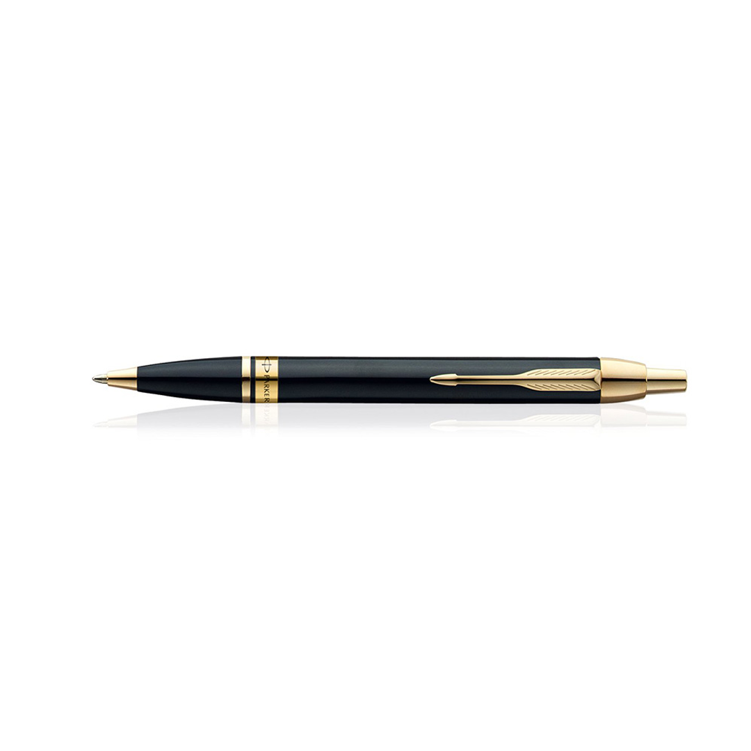 Parker Odyssey Lacque Black Ballpoint Pen with Gold Trim - Retail Maharaj