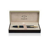 Parker Odyssey Lacque Black Ballpoint Pen with Gold Trim - Retail Maharaj
