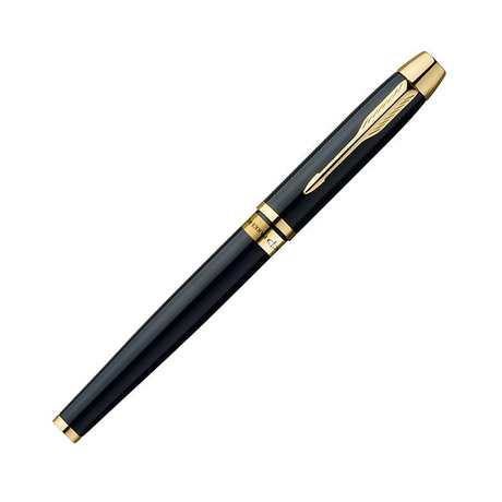 Parker Odyssey Lacque Black Rollerball Pen with Gold Trim - Retail Maharaj