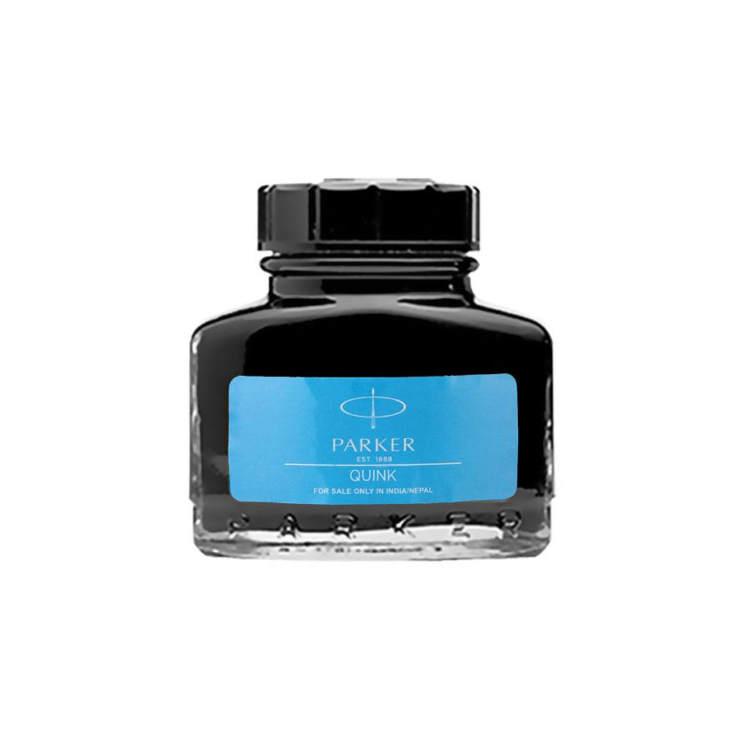 Parker Quink Fountain Pen Bottle Ink Black and BlueParker Quink Fountain Pen Bottle Ink Black and Blue - Retail Maharaj
