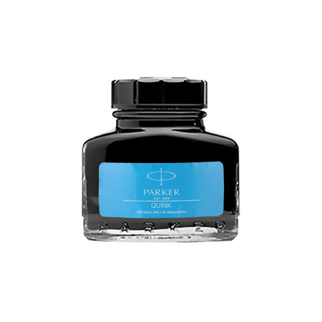 Parker Quink Fountain Pen Bottle Ink Black and BlueParker Quink Fountain Pen Bottle Ink Black and Blue - Retail Maharaj