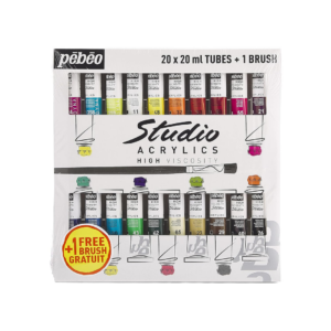 Pebeo Studio Acrylics High Viscosity Sets - Retail Maharaj