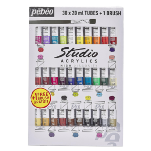 Pebeo Studio Acrylics High Viscosity Sets - Retail Maharaj