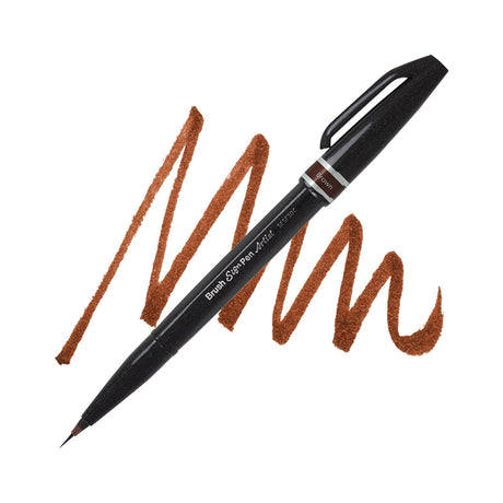 Pentel Touch Brush Sign Pen Artist Extra Fine Brush Tip - Retail Maharaj