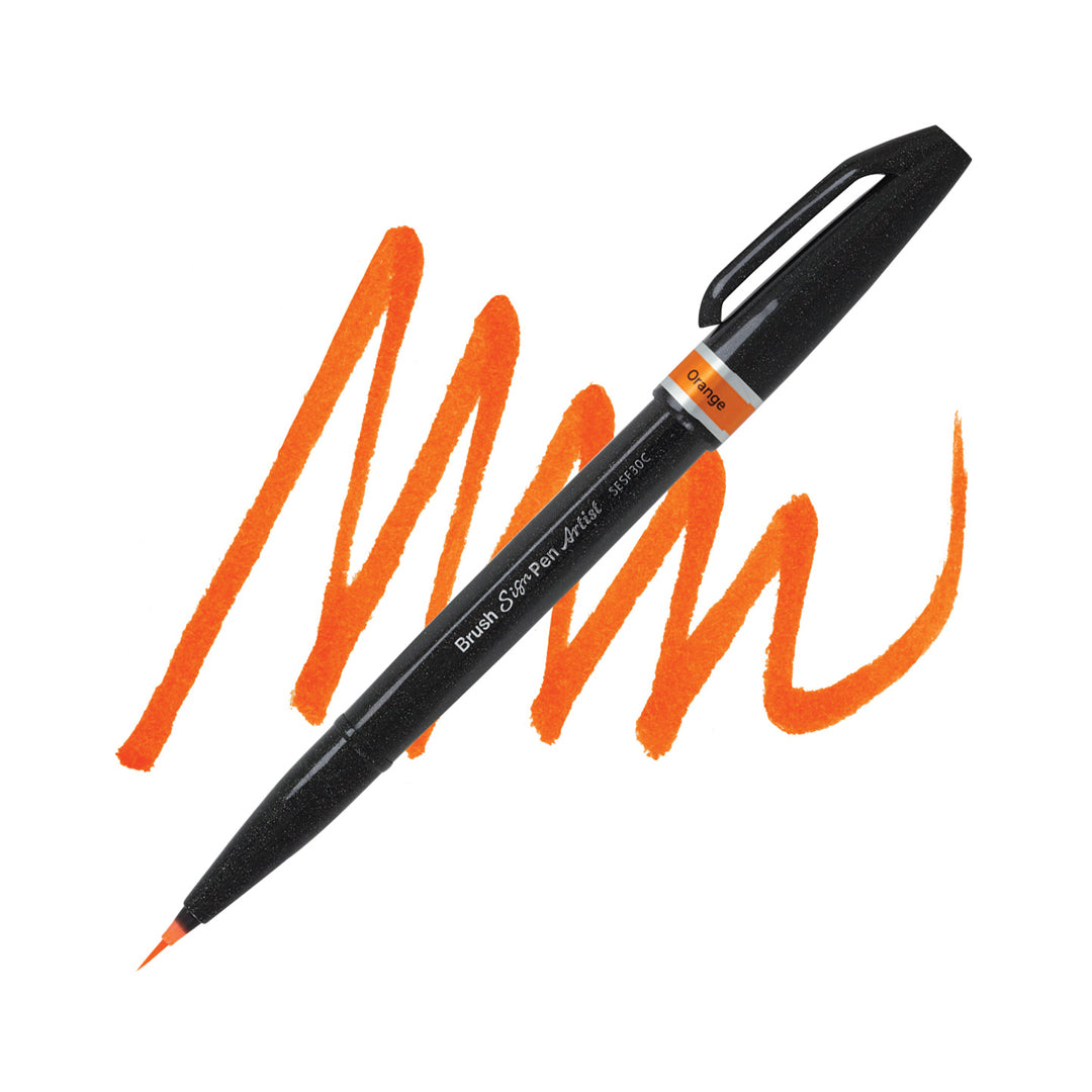 Pentel Touch Brush Sign Pen Artist SESF30C Extra Fine Brush Tip - Retail Maharaj