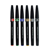 Pentel Brush Sign Pen Artist – Set of 6 - Retail Maharaj