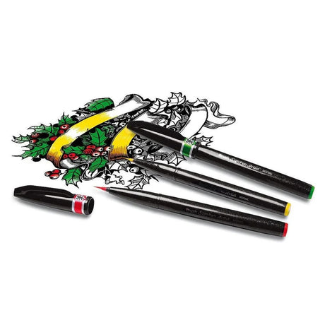 Pentel Brush Sign Pen Artist – Set of 6 - Retail Maharaj