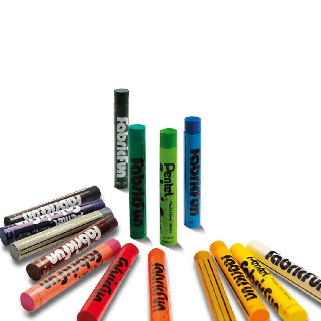 Pentel Arts Fabric Fun Pastel Dye Sticks - Retail Maharaj
