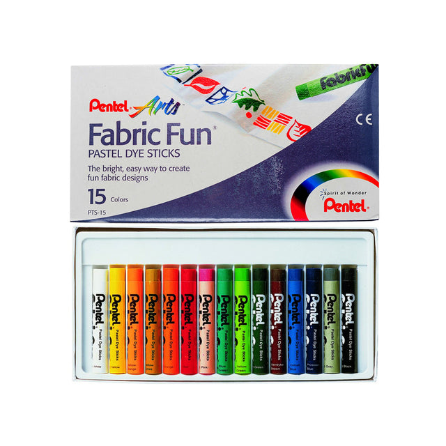 Pentel Arts Fabric Fun Pastel Dye Sticks - Retail Maharaj