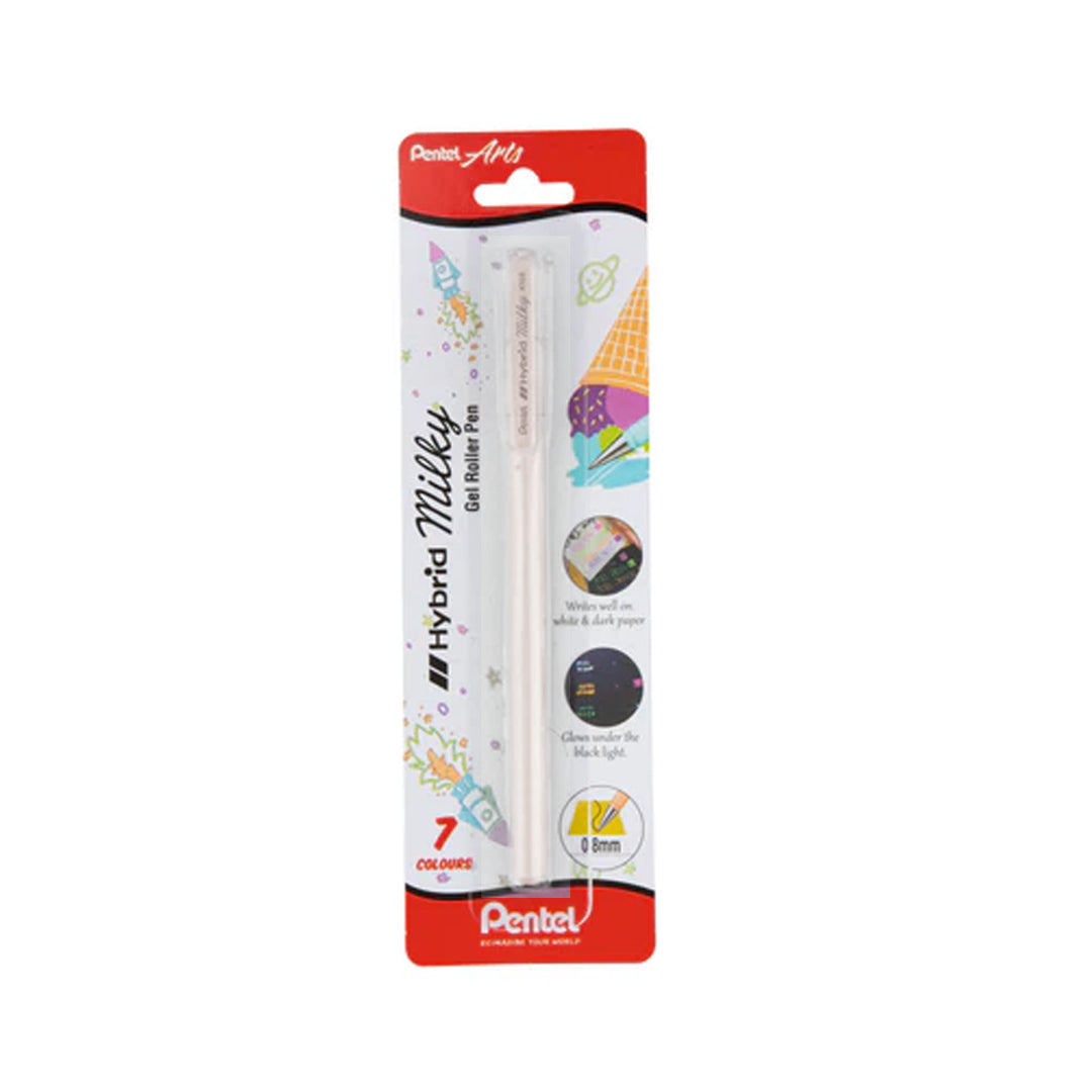 Pentel Hybrid Milky Gel Pen - Retail Maharaj