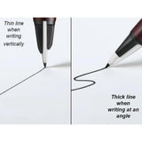 Pentel Stylo JM11 Plastic Fountain Pen Set with Dual Line Nib Black - Retail Maharaj