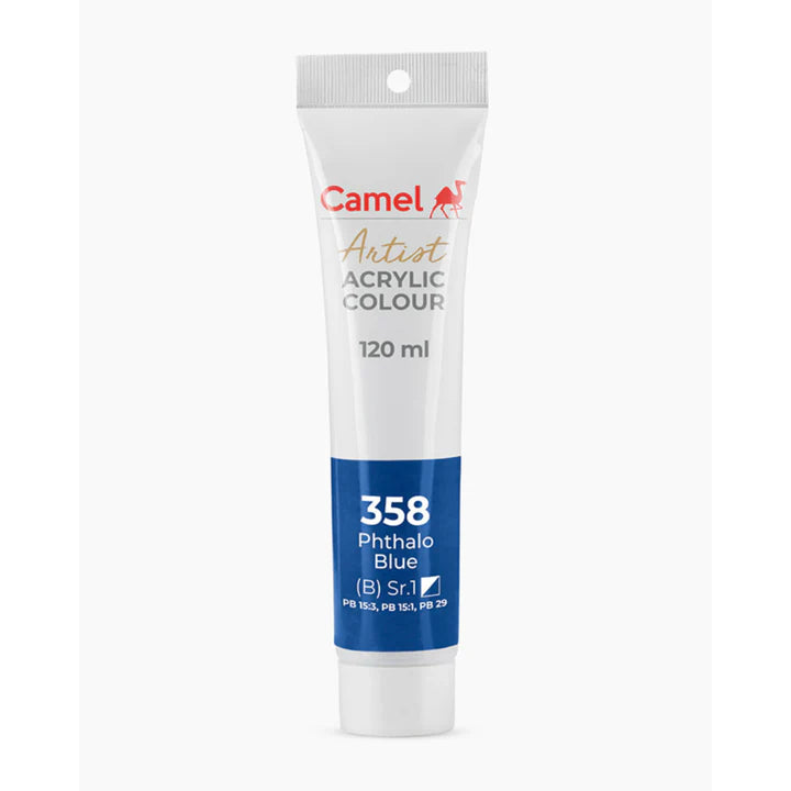 Camel Artist Acrylic Colours (Individual Tube of 120ml) - Retail Maharaj