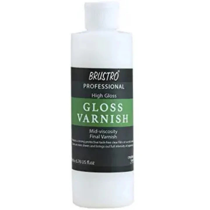 Brustro Professional Gloss Varnish 200 ml - Retail Maharaj