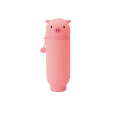Lihit Lab Smart Fit PuniLabo Silicone Stand Up Pen Case Animal Design - Retail Maharaj