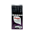 Pentel Stylo JM11 Plastic Fountain Pen Set with Dual Line Nib Black - Retail Maharaj