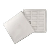 Porcelain Ceramic Painting Palette – Multi Grid for Watercolour, Gouache & Acrylic - Retail Maharaj